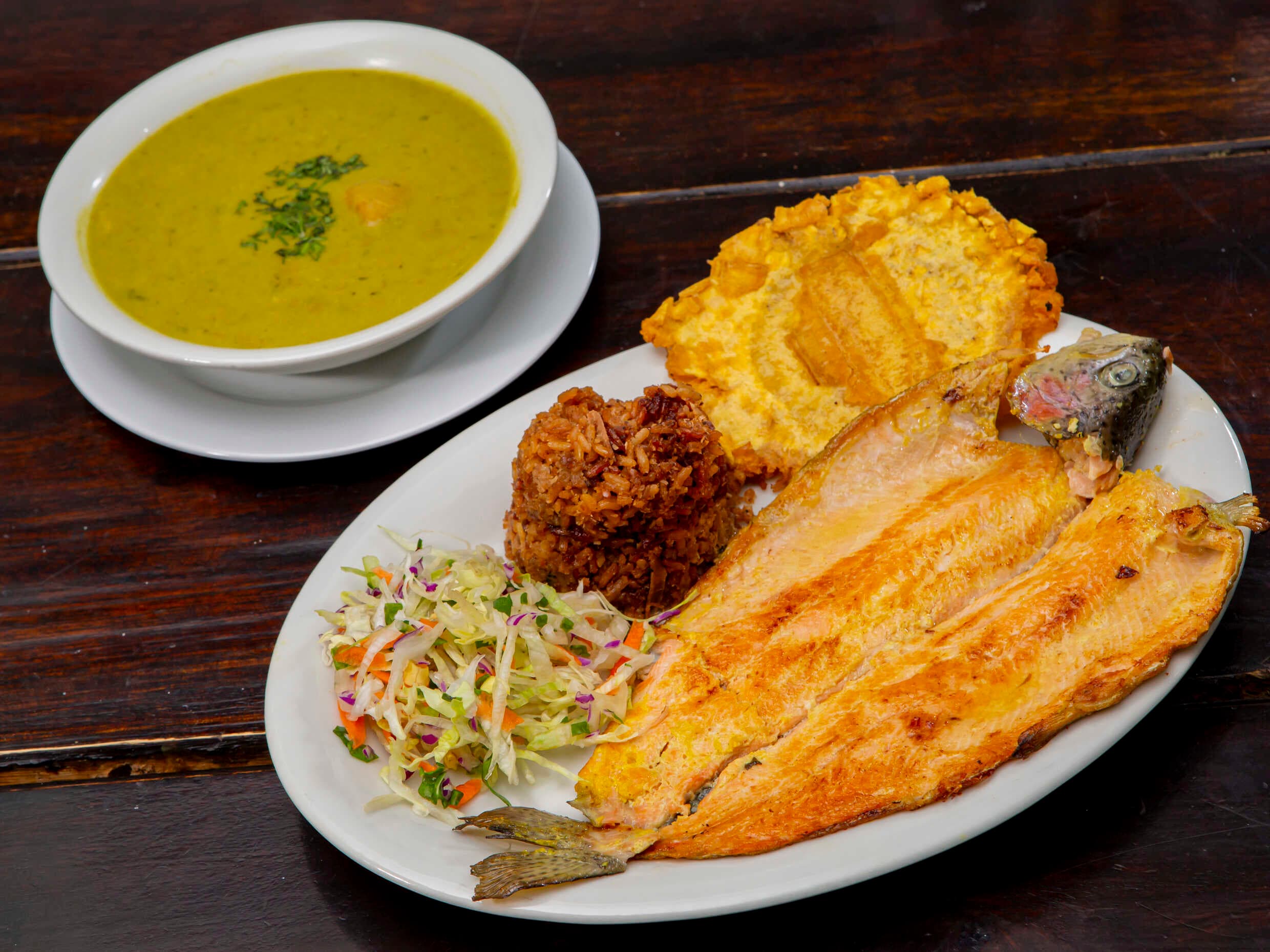 Trucha a la Plancha + Consomé
