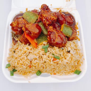 Lonche de Pollo BBQ