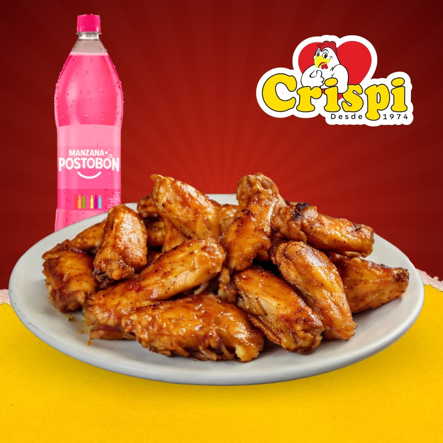 Combo 12 Alitas + litron