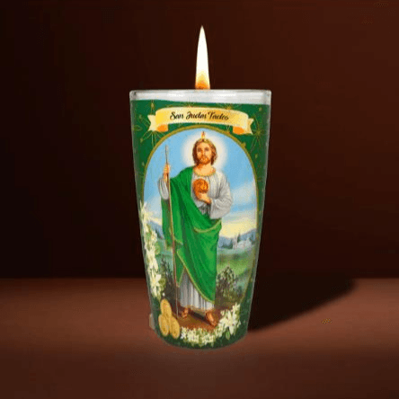 Vaso Religioso con Figura de San Judas Tadeo