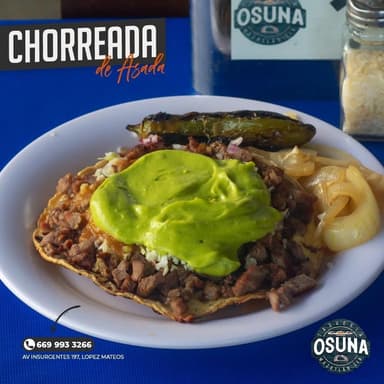 Chorreada de Asada