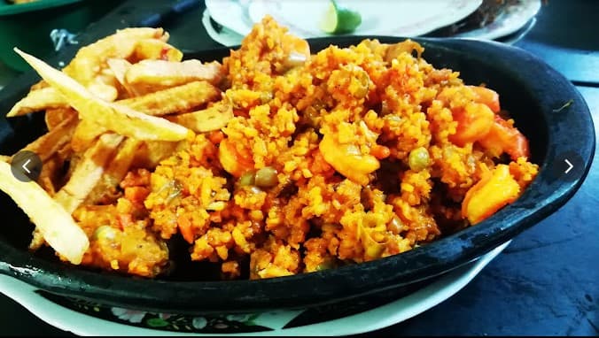Arroz con Camarones