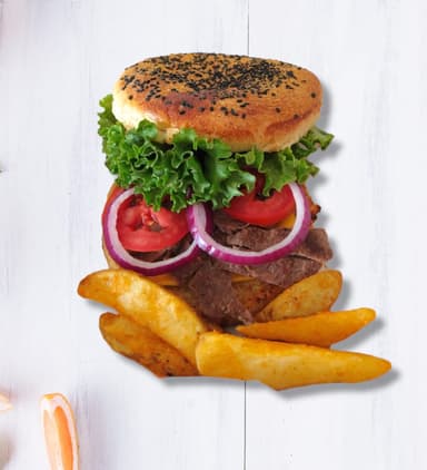 Hamburguesa de Arrachera