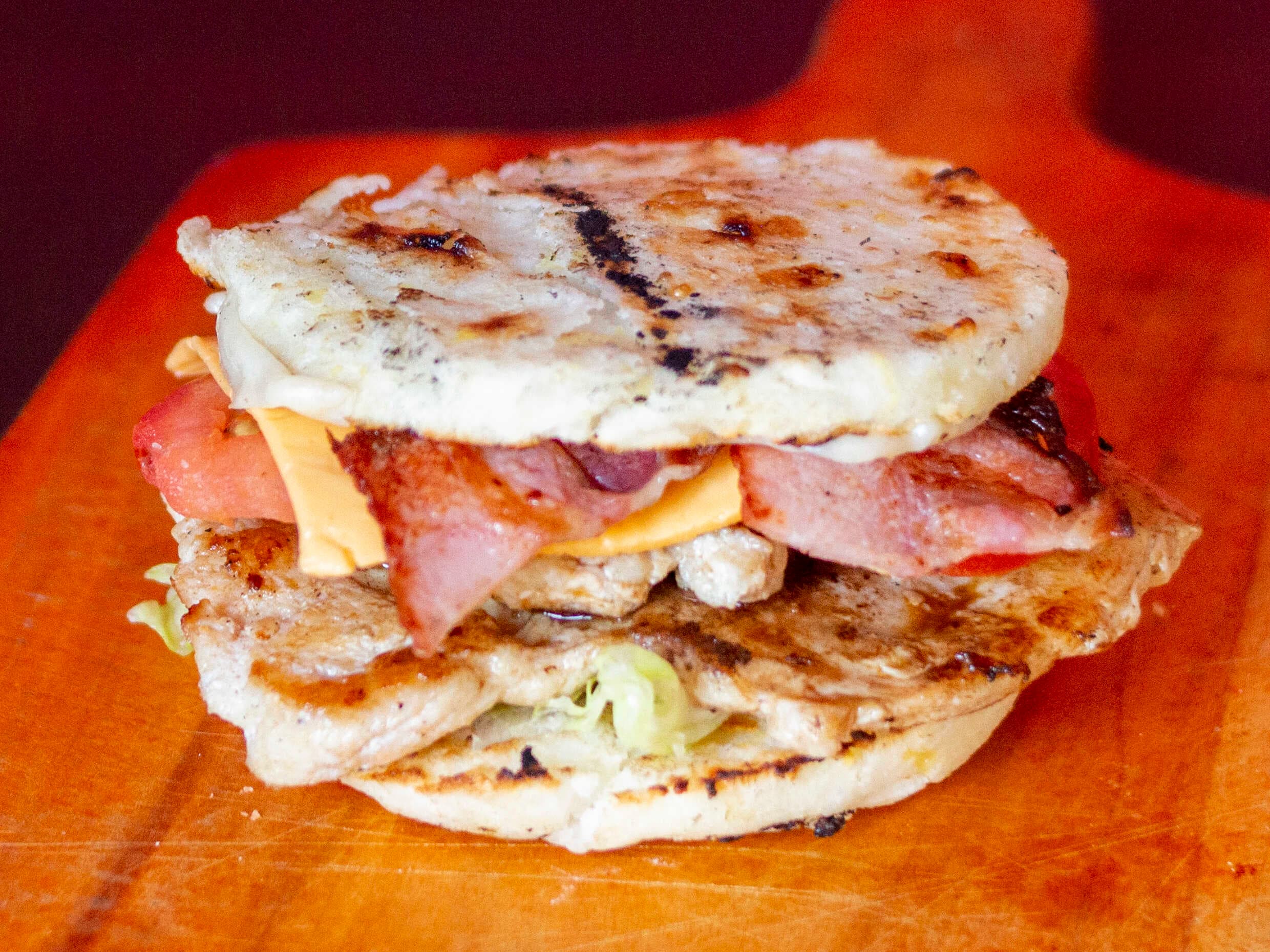 Arepaburger con Pollo