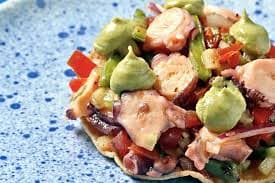 Tostada de Pulpo