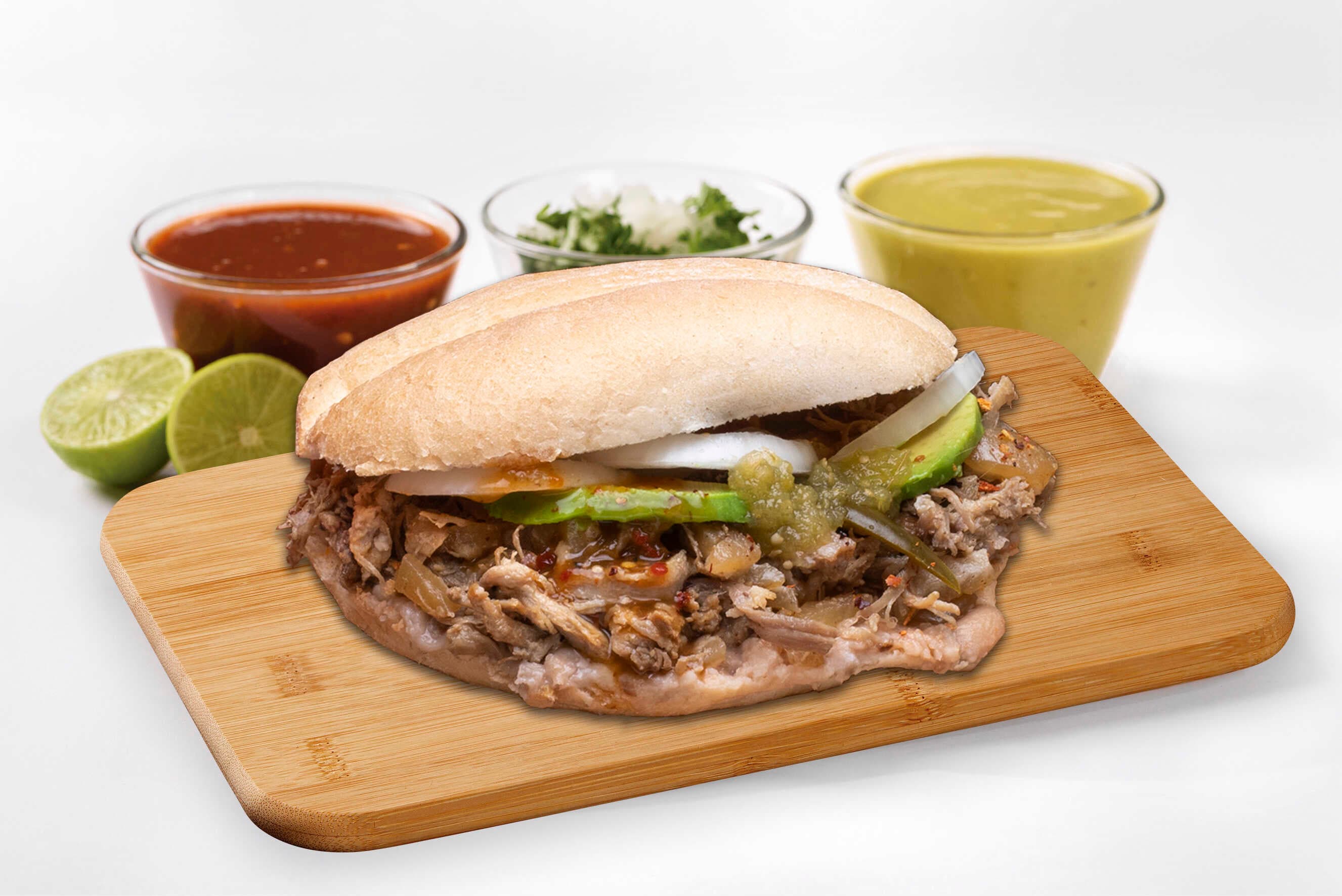 Torta de Carnitas
