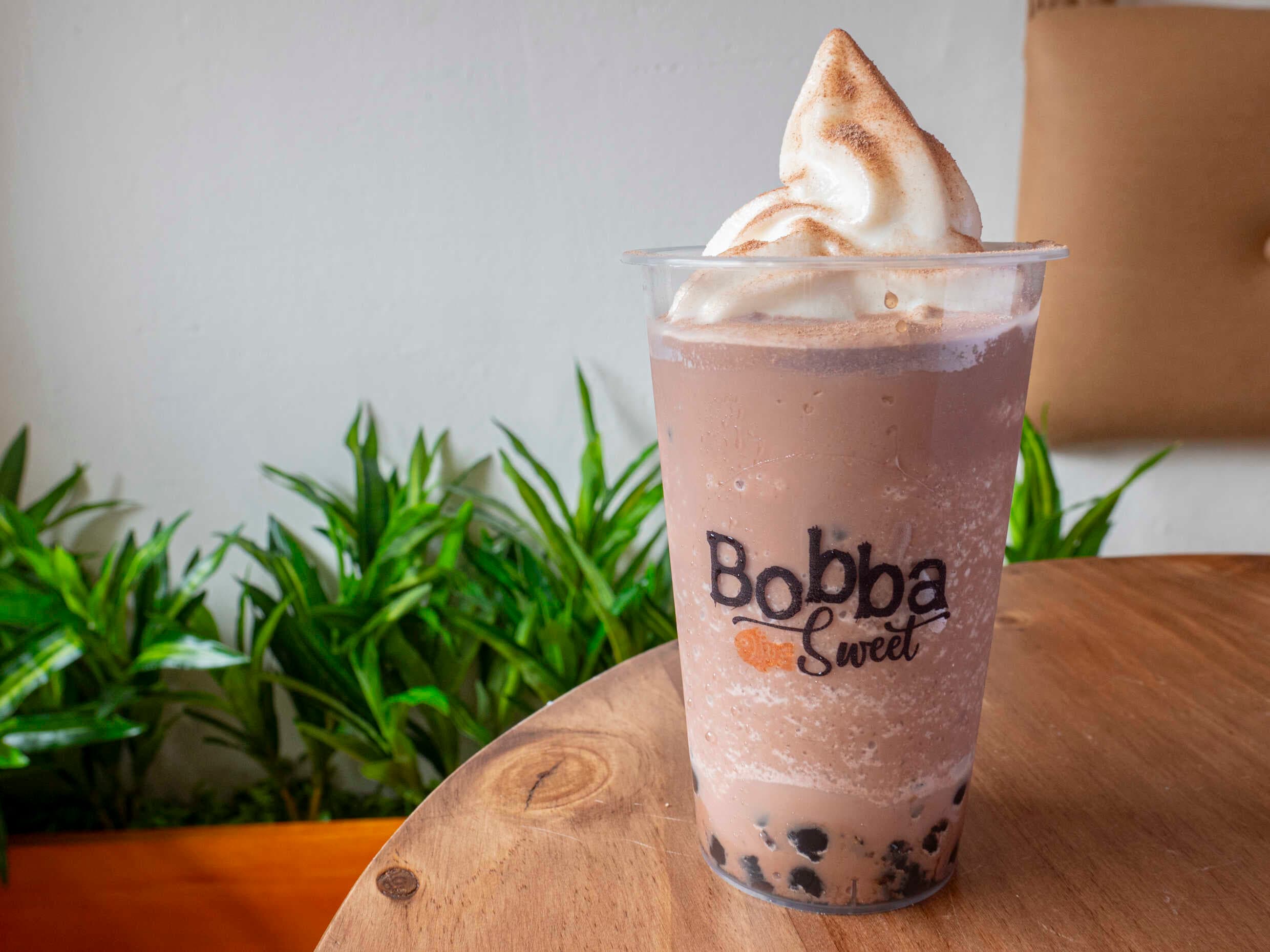 Frappé de chocolate con helado