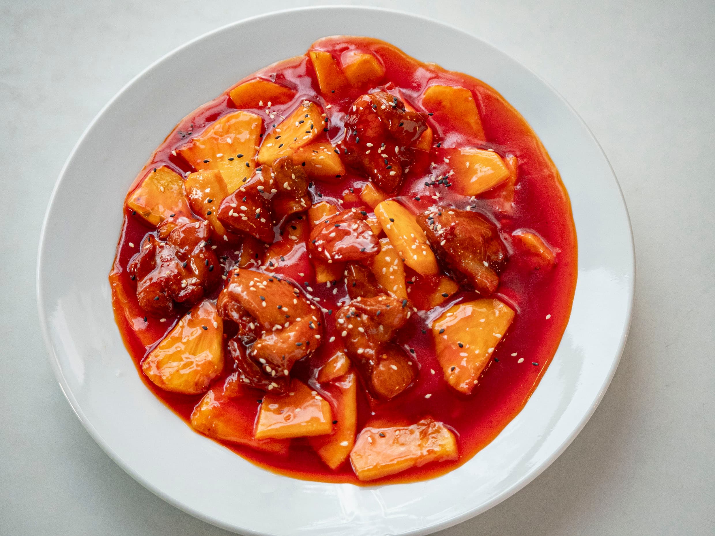 Pollo en Trozos con Piña a la Carta