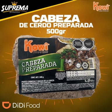 Cabeza de Cerdo Preparada 500 gr