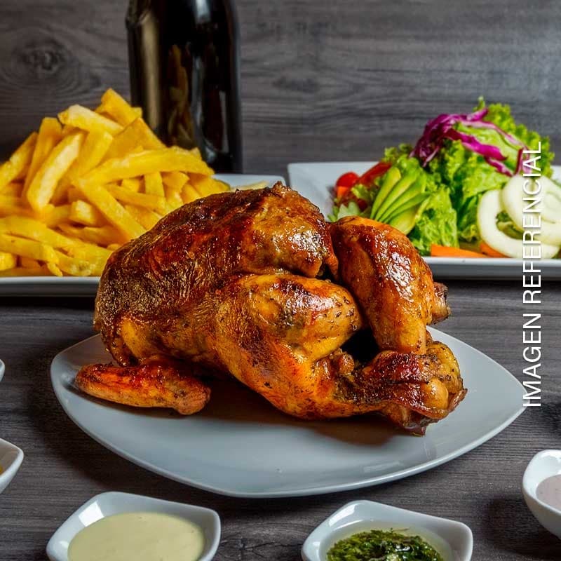 1 Pollo a la Leña