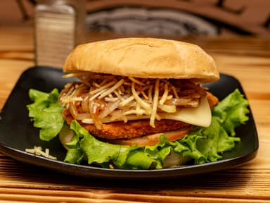 Hamburguesa Apanada