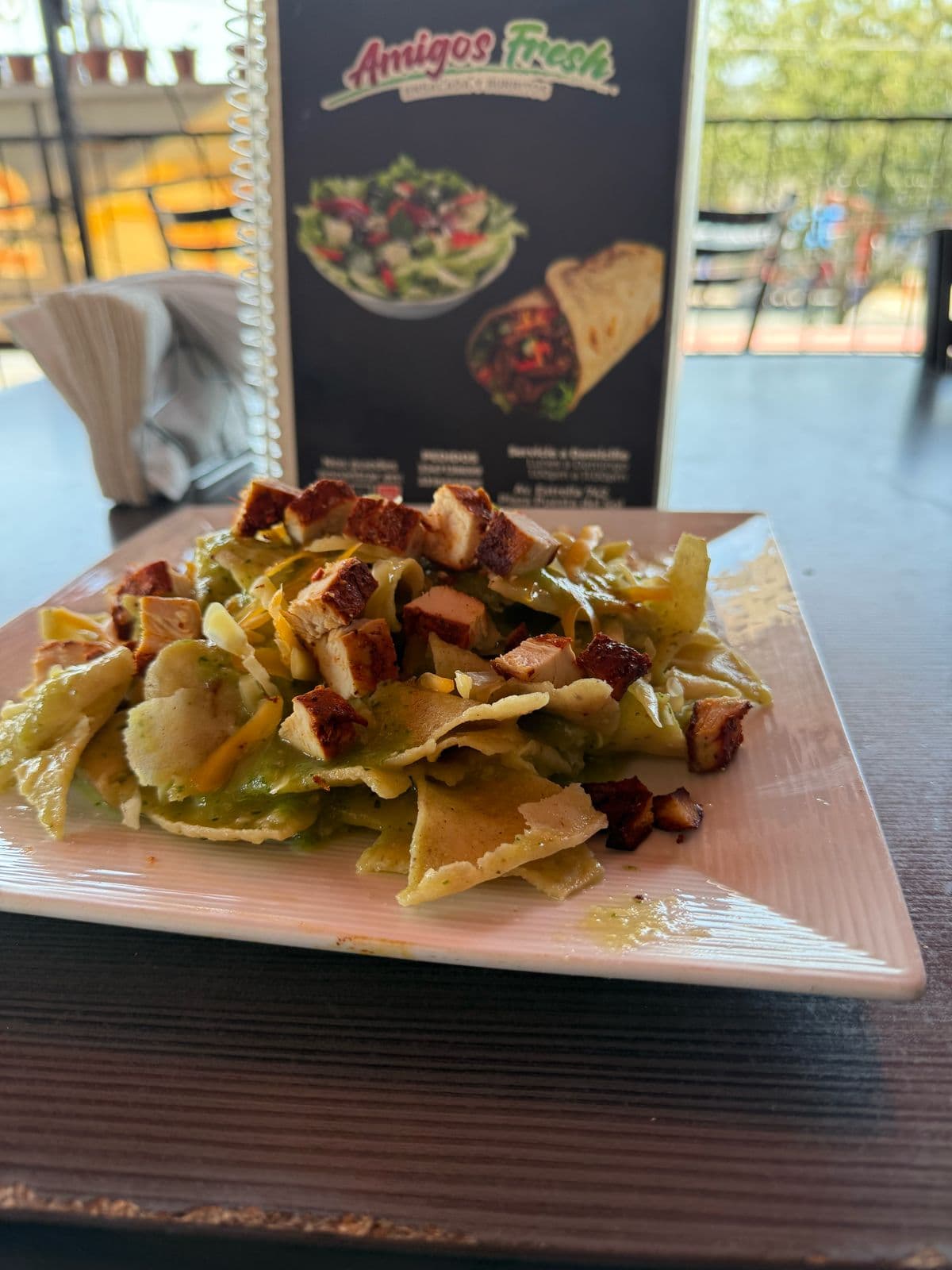 Chilaquiles Verdes + Café
