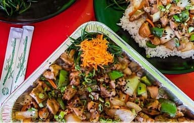 Charola Teriyaki Chica + Rollo Cielo Mar y Tierra.