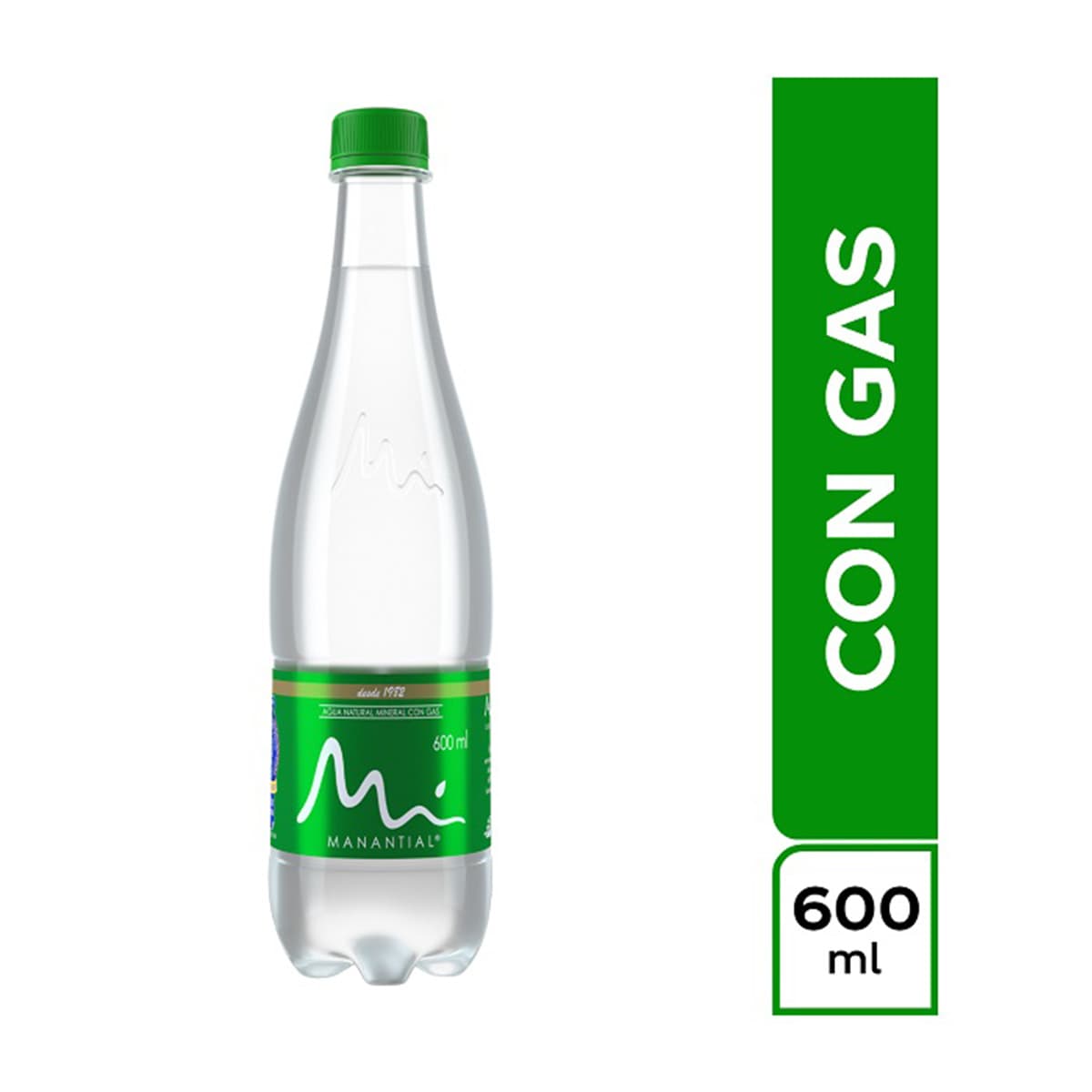Agua con Gas 600 ml