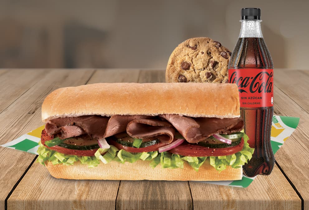 Combo Sub de Roast Beef 15 cm