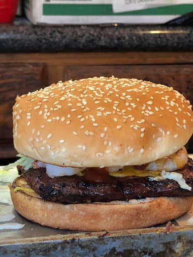 Hamburguesa con Piña
