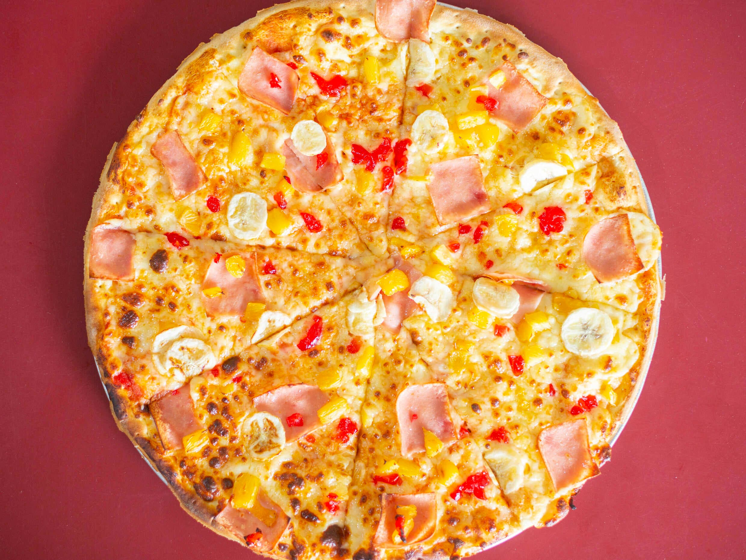 Pizza   Hawaiana Mediana