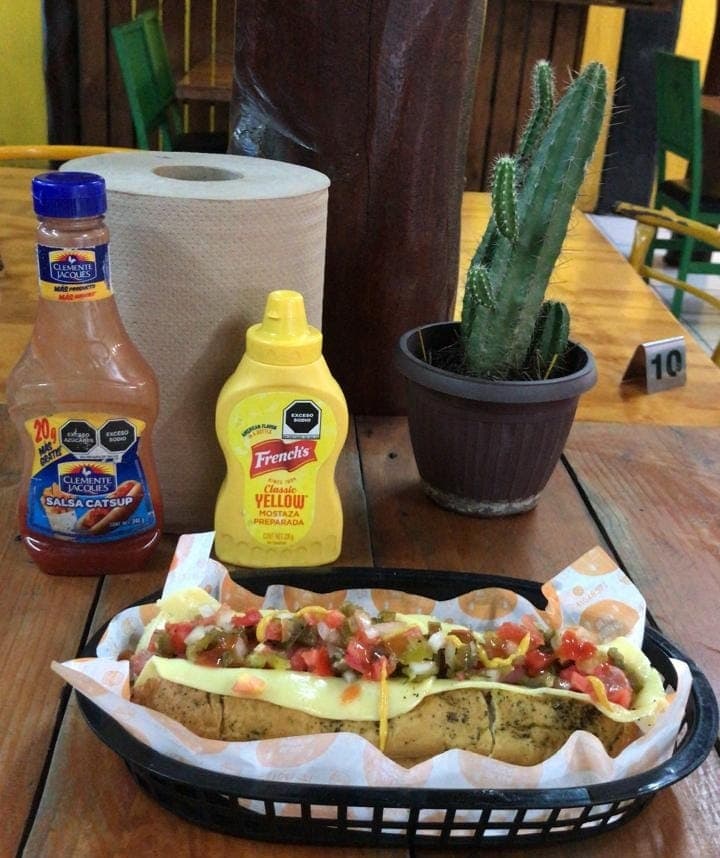 Hot Dog con Tocino