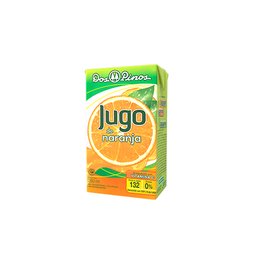 Jugo Naranja Dos Pinos 100% Fruta Tetra Pack 250 ml