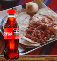 Gringa de Pastor + Refresco