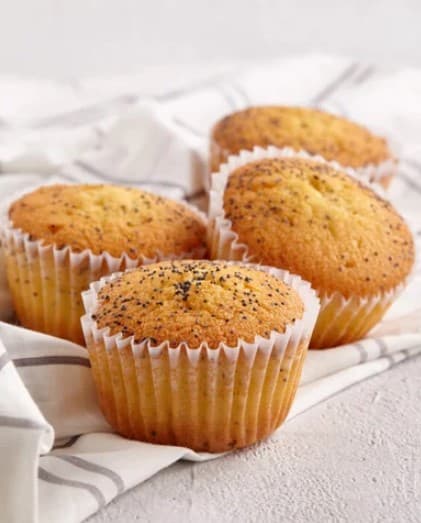 Muffins de Naranja y Amapola