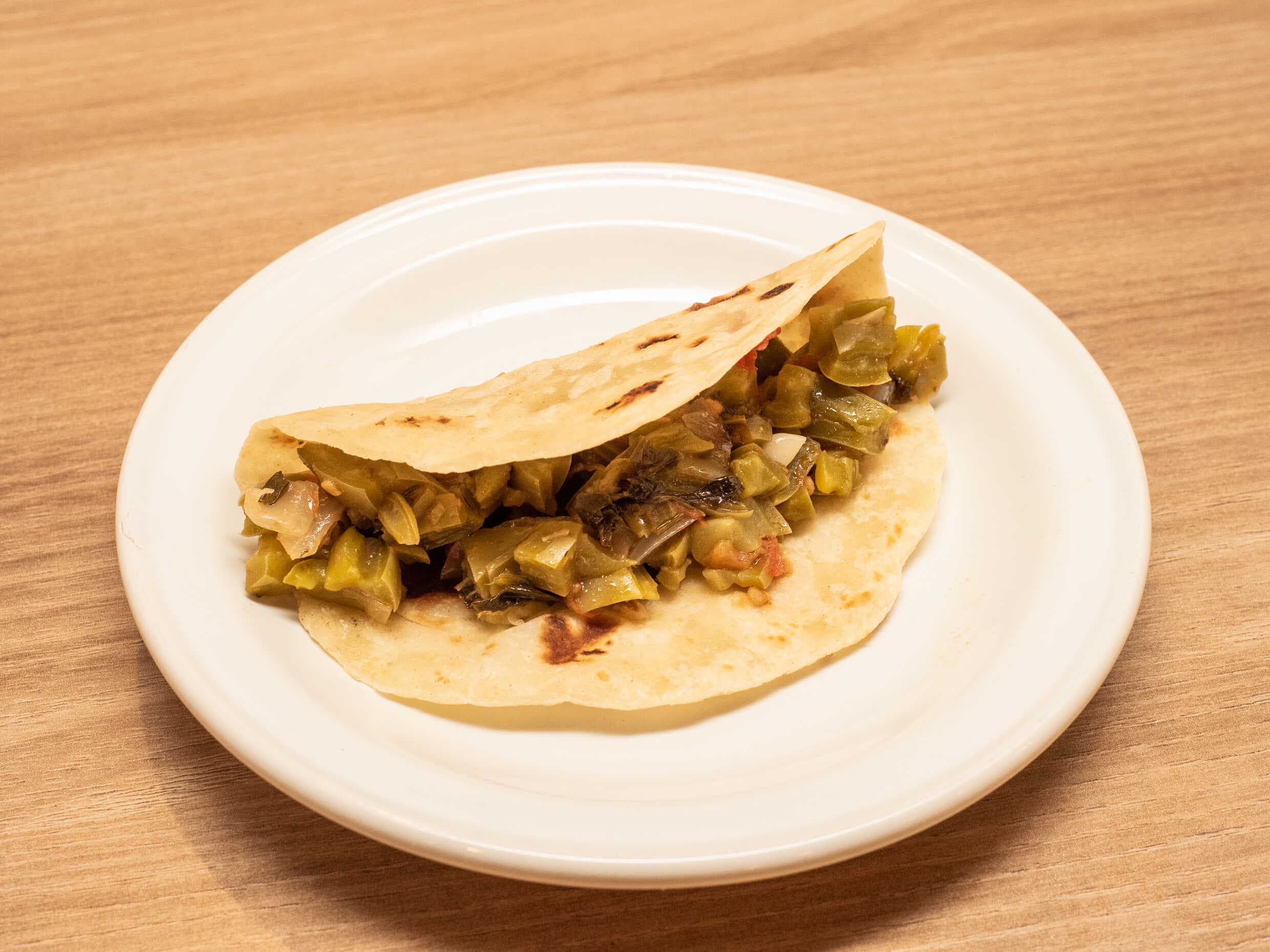 Taco de Chicharron.
