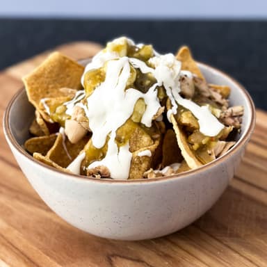 Chilaquiles de Pollo Rostizado