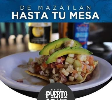 Tostada de Ceviche de Pescado