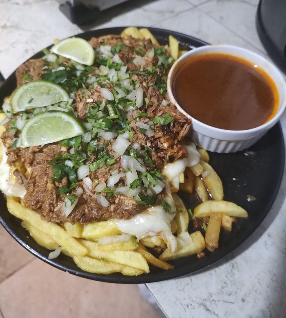 Papas Birria + Consomé