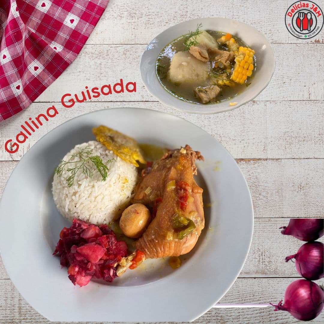 Gallina Criolla Guisada