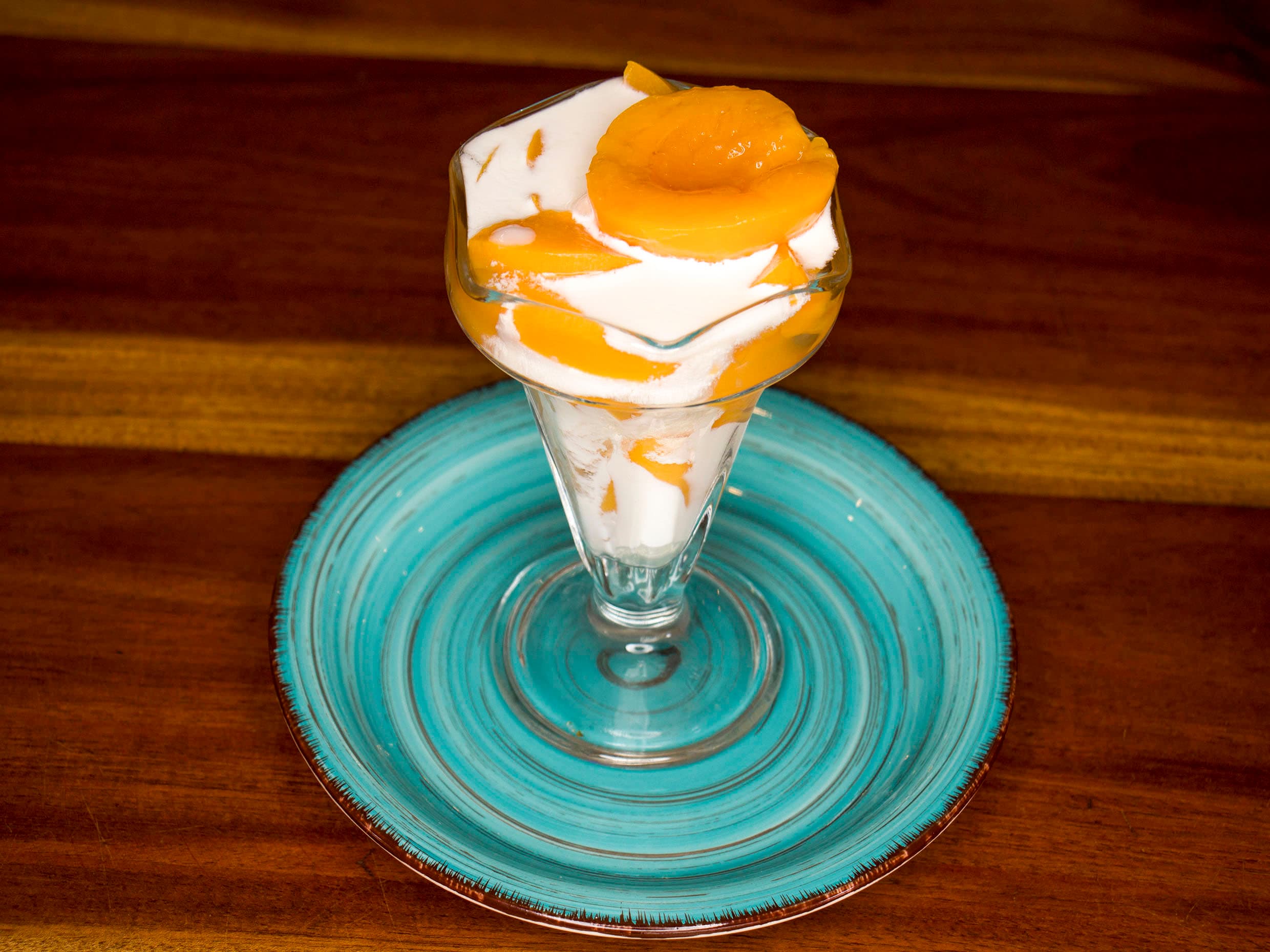Duraznos con Crema