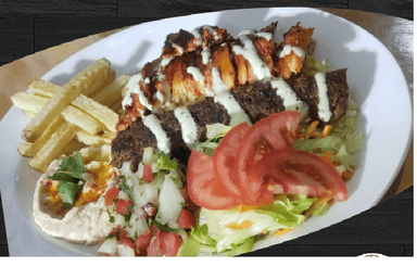 Bowl Mixto Kebab y Pollo