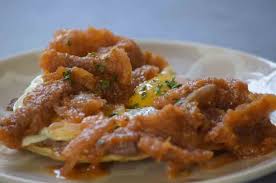 Tostadas con Chicharrón