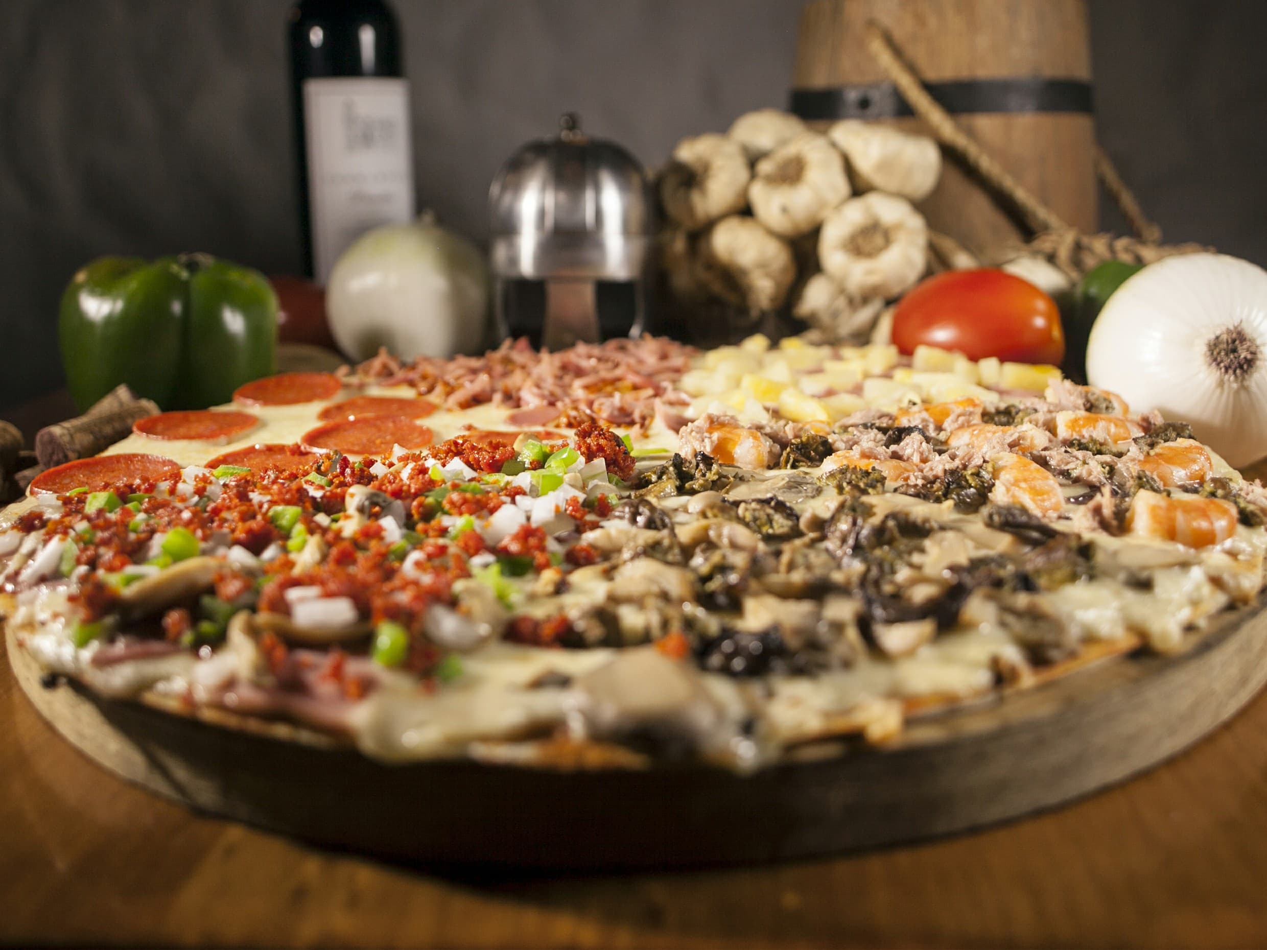 Pizza Mediterranea Familiar