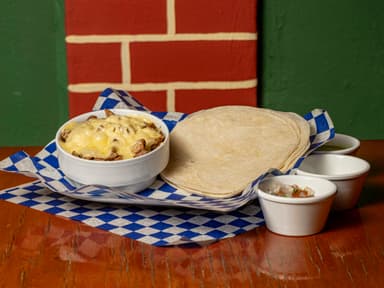 queso fundido asada