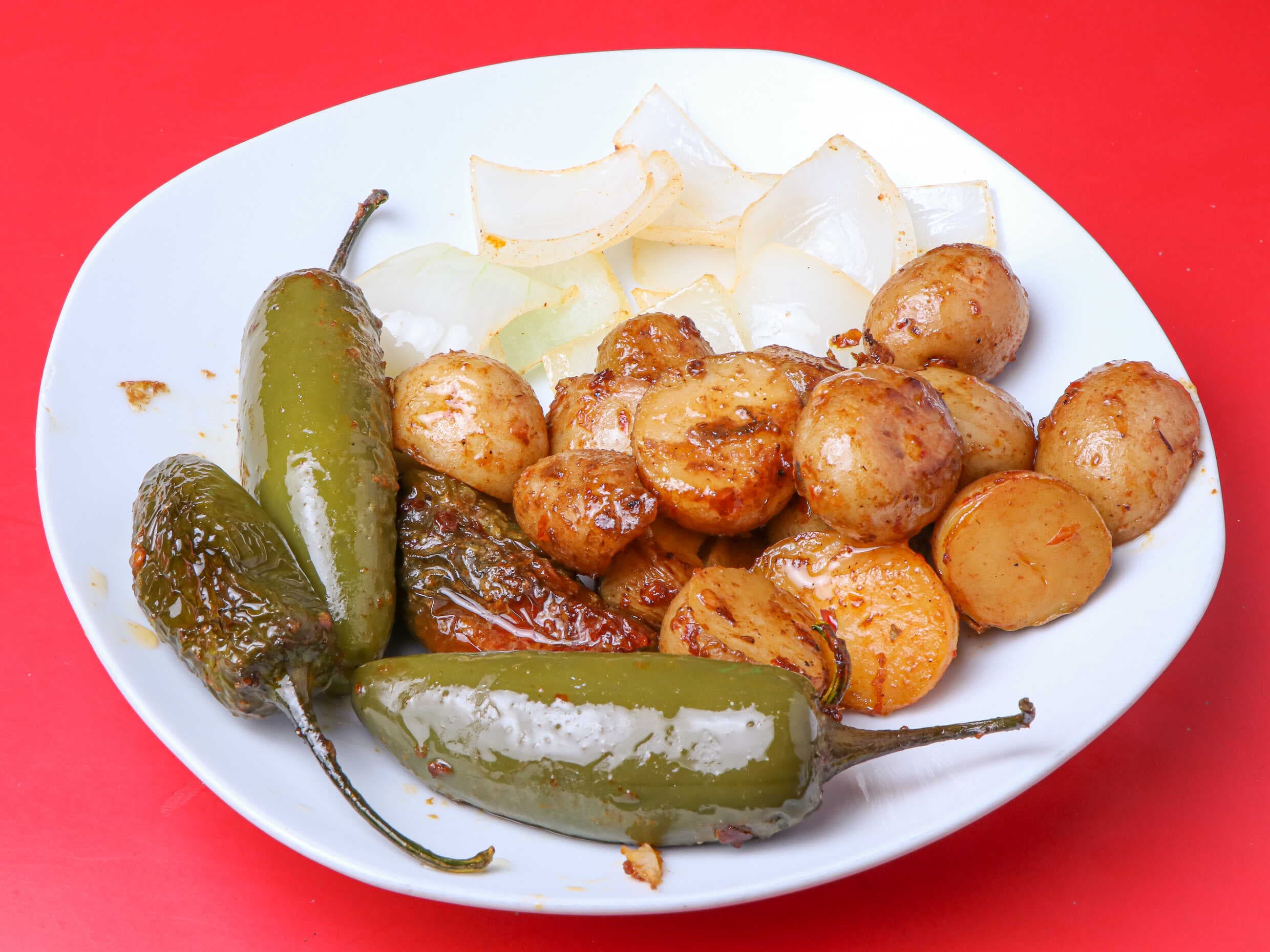 Chiles Toreados y Cebollita Rostizada (250 gr)