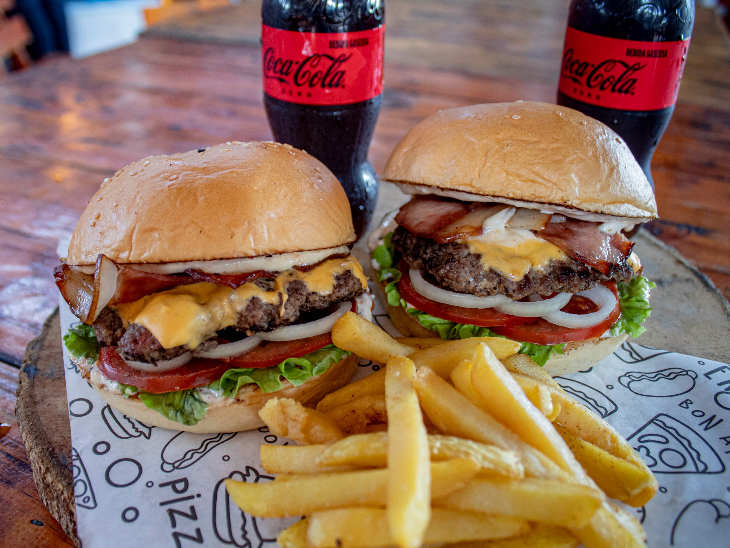 Combo-2 Single Bacon Cheeseburgers