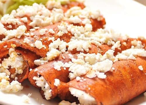 Enchiladas rojas