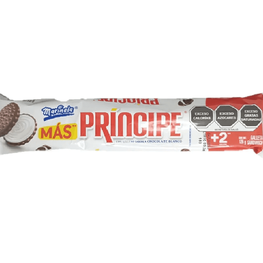 PRINCIPE CHOCOLATE BLANCO MARINELA 126g