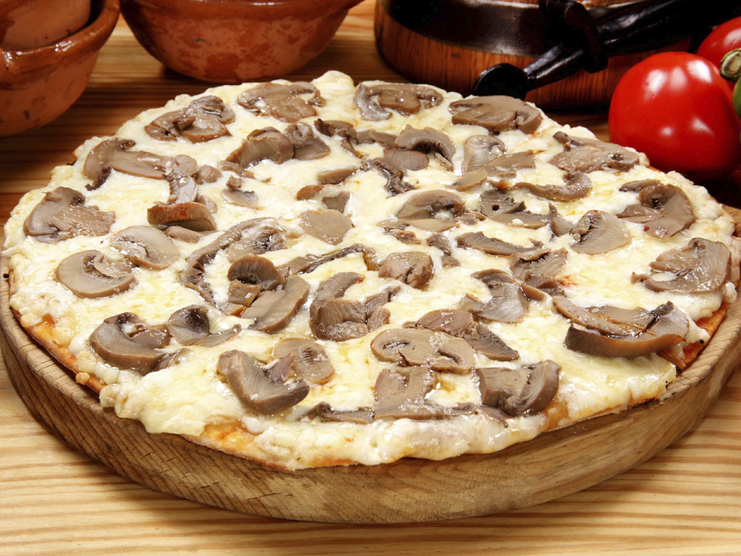 Pizza Champiñón Mediana