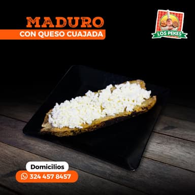 Maduro con Queso Crema Derretida