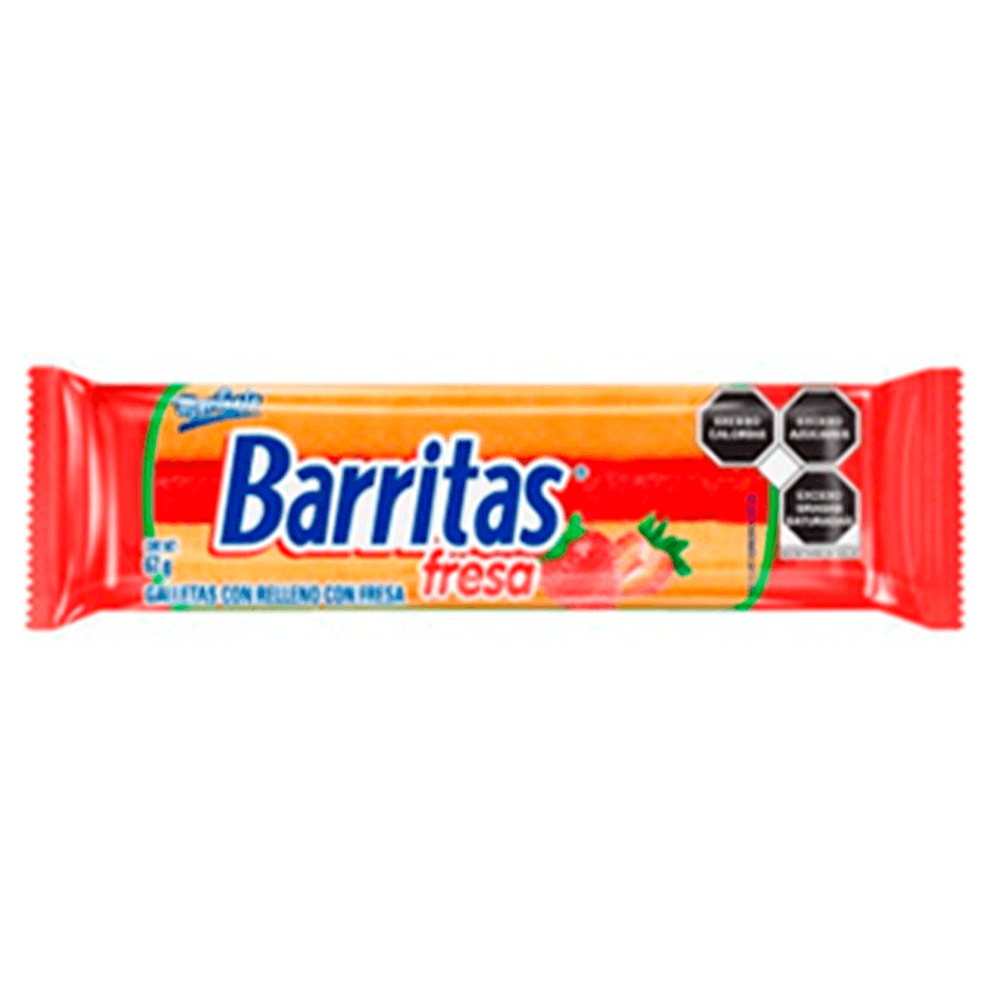 BARRITAS SABOR FRESA MARINELA 75g