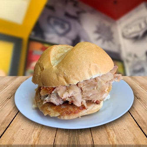 Sándwich de Milanesa con Pavo