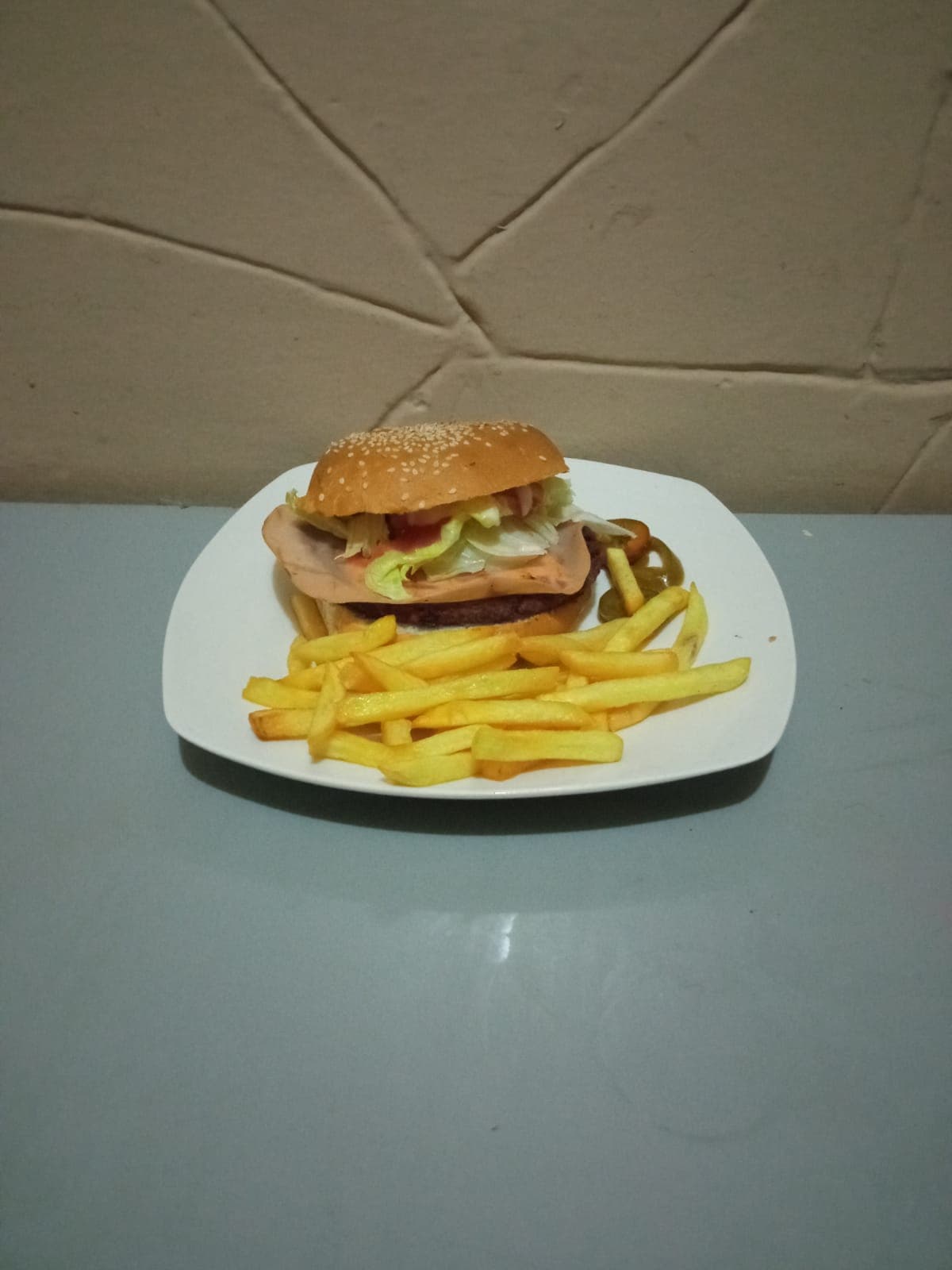 Hamburguesa Sencilla