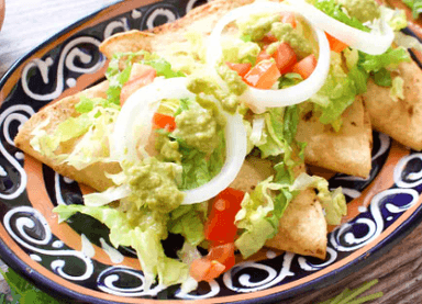 Tacos Dorados de Papa