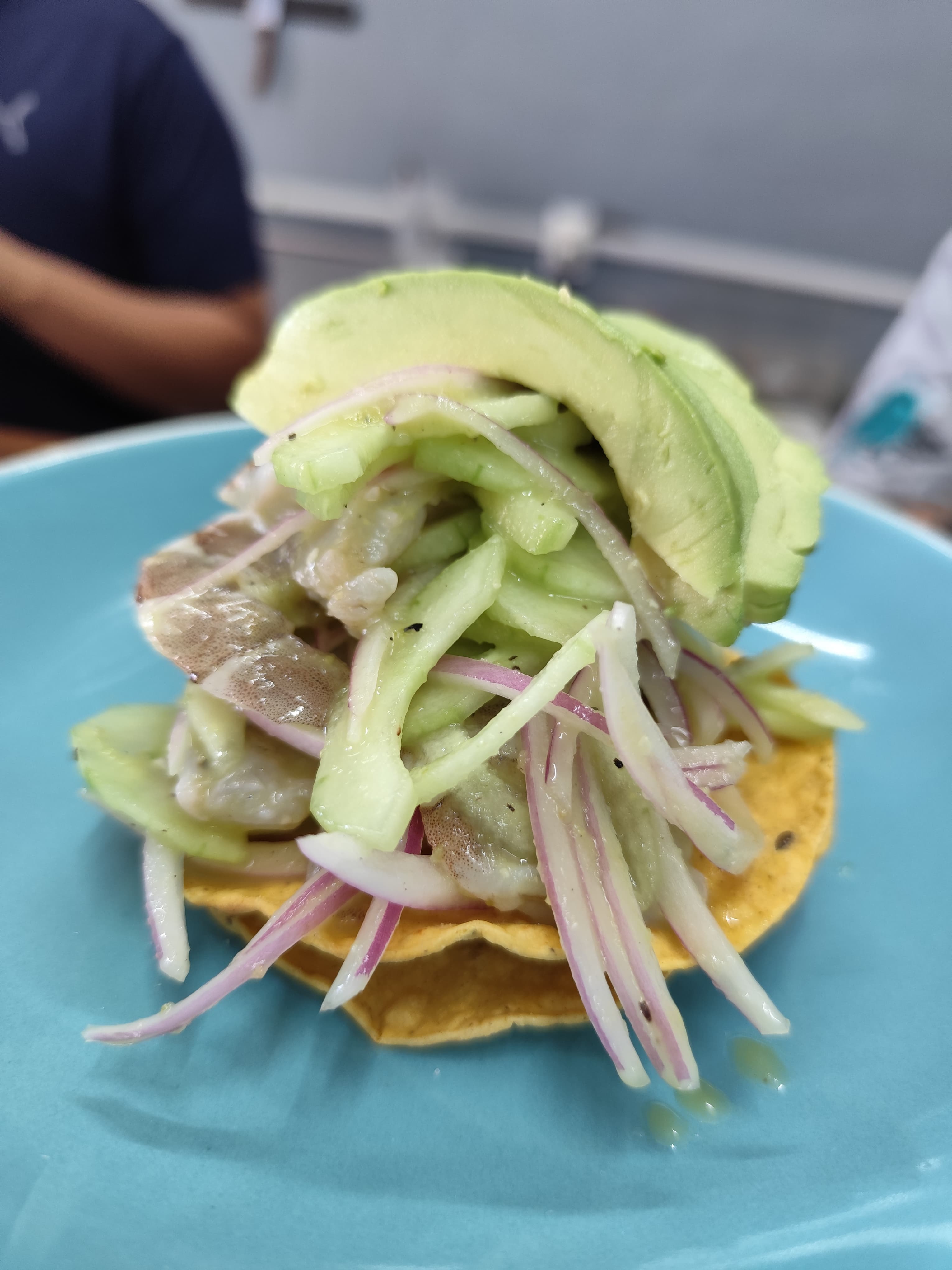 COMBO TOSTADA AGUACHILE