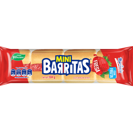Mini Barritas Marinela Fresa 78 g