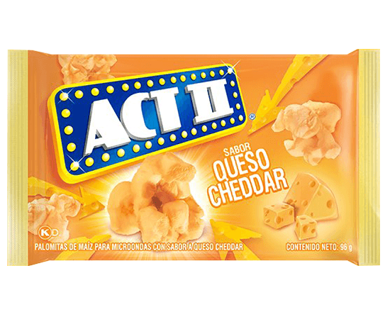 Palomitas De Maiz Microondas Act II Queso Cheddar