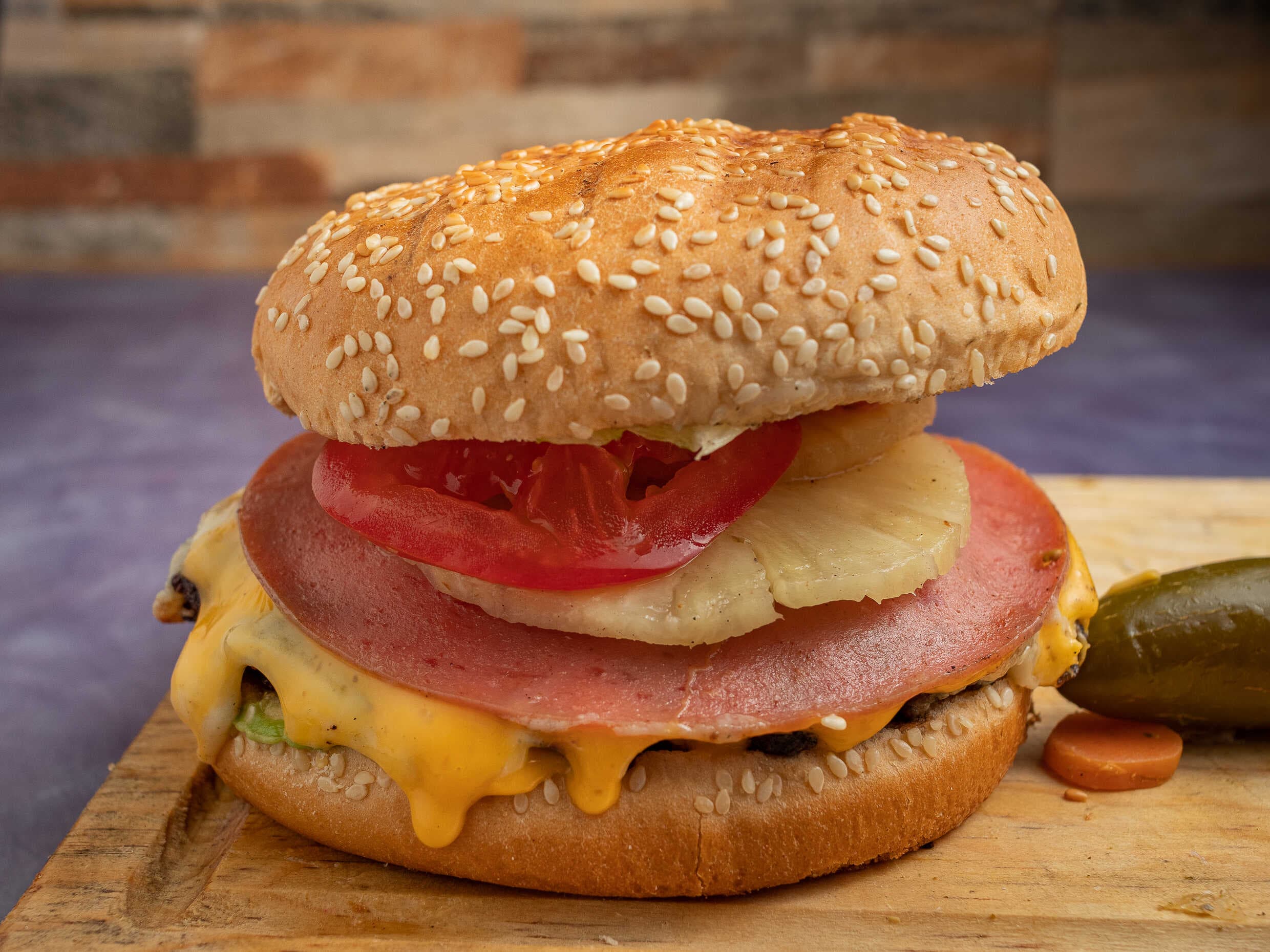 Hamburguesa Hawaiana