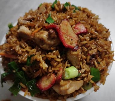 Arroz Frito con Jamón